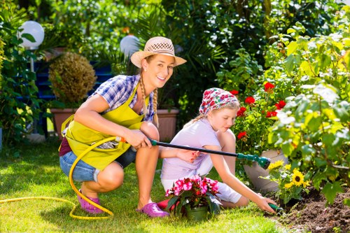 Free quote document and calendar scheduling for a garden job